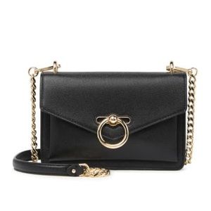 Rebecca Minkoff Jean Leather Black Crossbody NWT